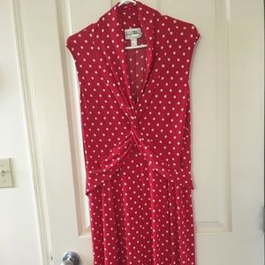 Joseph Ribkoff polka dot dress size 14, plus bolero sweater